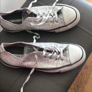 Converse All Stars silver